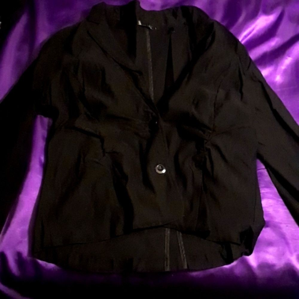 Black suit jacket